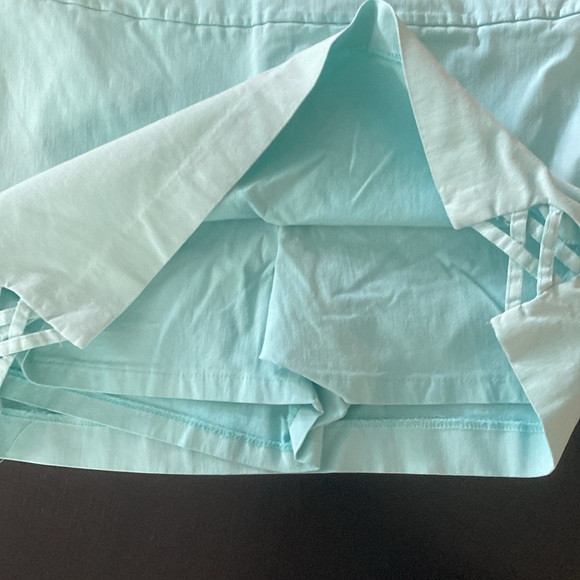 DFA New York Petite  Soft Aqua Green Skort size 14P - Picture 6 of 6
